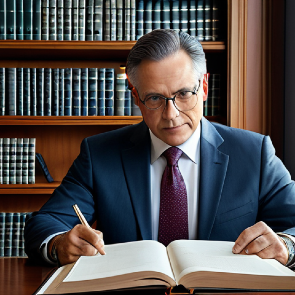 **

Aviation lawyer in a professional office, reviewing documents related to the Montreal Convention. Bookshelves and law journals are in the background. Fully clothed in a business suit, appropriate attire, safe for work, perfect anatomy, natural proportions, professional setting, family-friendly.

**
